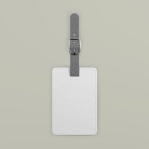 Saffiano Polyester Luggage Tag, Rectangle
