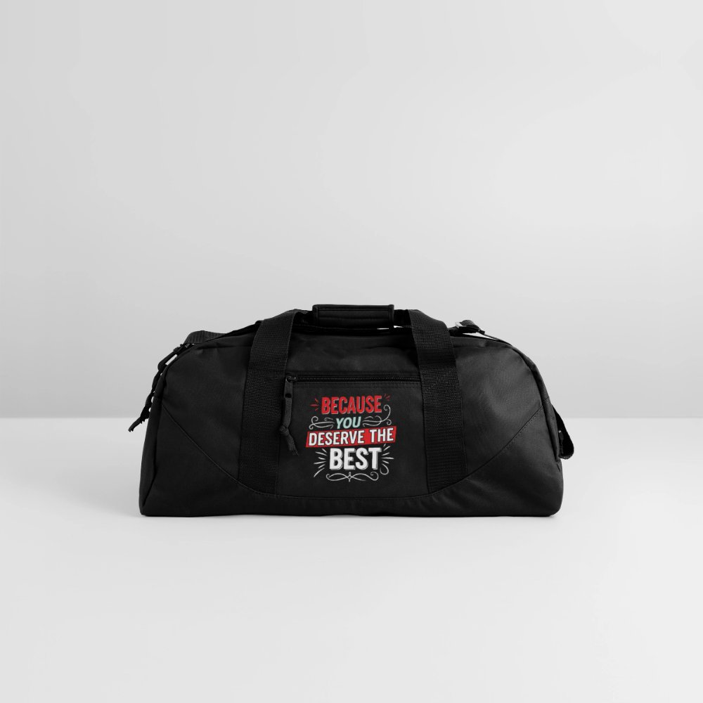 Because you deserve the best - Recycled Duffel Bag - Image 2