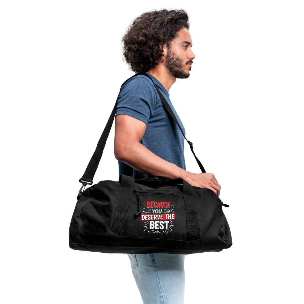 Because you deserve the best - Recycled Duffel Bag - Image 4