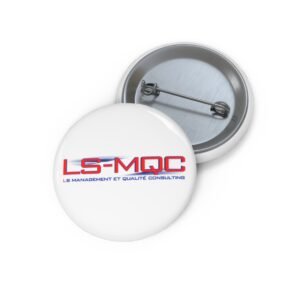 Pin Button — Custom Logo Promotional Buttons (LS-MQC Corporate Branding)