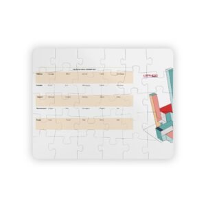 Educational Kids Puzzle — 30-Piece Interactive Learning Puzzle for Toddlers