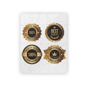 Kids' 30-Piece Puzzle — Gold Quality Badge Design (Educational Toddler Puzzle)