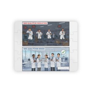 Kids' 30-Piece Puzzle — Science Lab Before & After Quality Comic