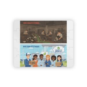 Kids Puzzle — Ethical Sourcing Contrast (30-Piece)