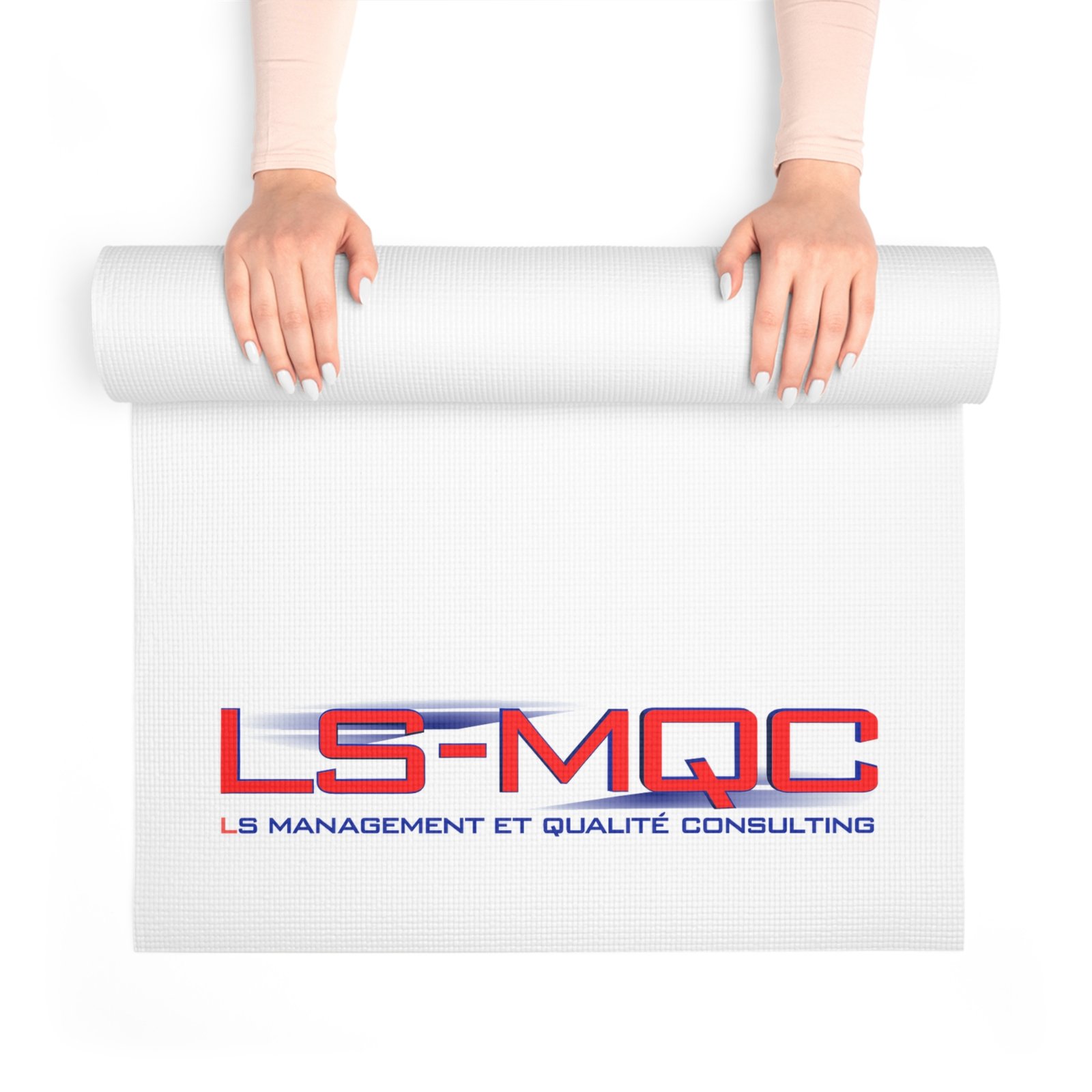 Foam Yoga Mat with LS-MQC Logo – Lightweight Exercise & Pilates Mat - Image 4