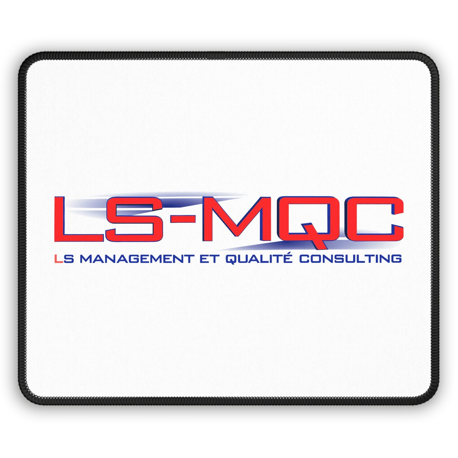 LS-MQC Branded Mouse Pad — LS Management et Qualité Consulting Desk Mat