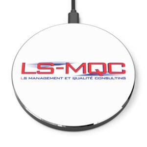 Wireless Charger - LS-MQC Branded Fast Qi Charging Pad (LS Management et Qualité Consulting)