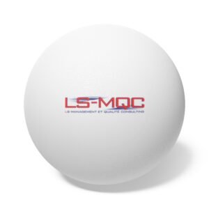 Ping Pong Balls (6-Pack) — Custom LS-MQC Logo Table Tennis Balls for Parties, Clubs & Corporate Events