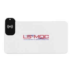 LS-MQC - LED Wireless Charging Gaming Mouse Pad — RGB Desk Mat with Qi Power