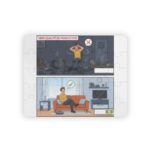 Kids 30-Piece Puzzle — Clean vs Messy Room Learning Puzzle