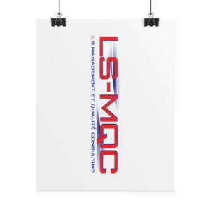 Rolled Poster — LS-MQC Logo (LS Management et Qualité Consulting)