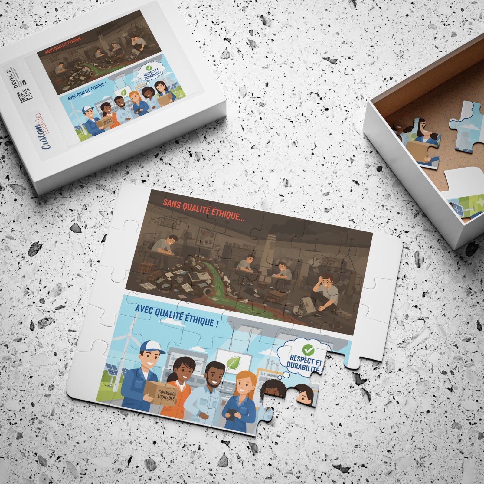 Kids Puzzle — Ethical Sourcing Contrast (30-Piece) - Image 3