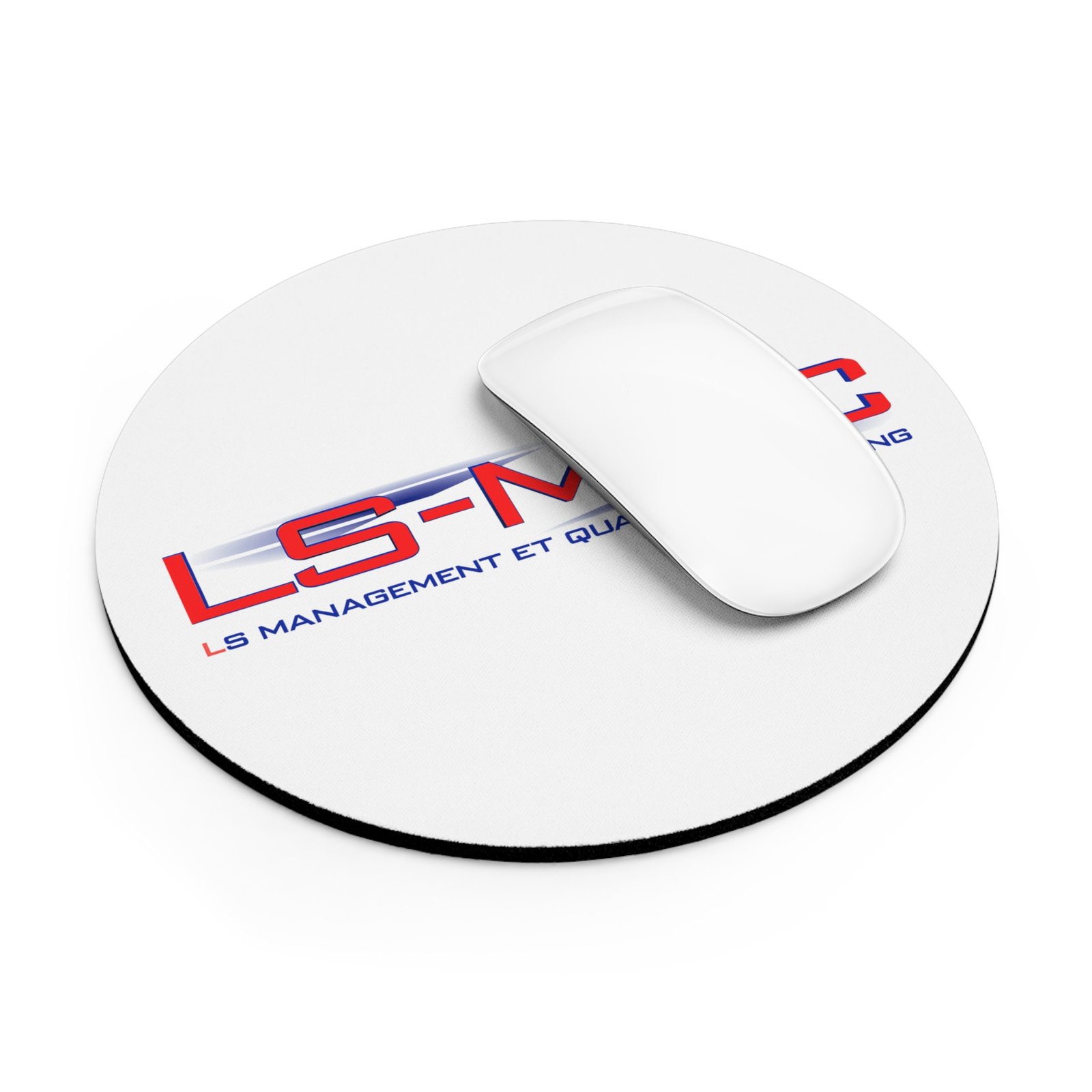 LS-MQC Logo Mouse Pad — LS Management et Qualité Consulting Desk Mat - Image 4
