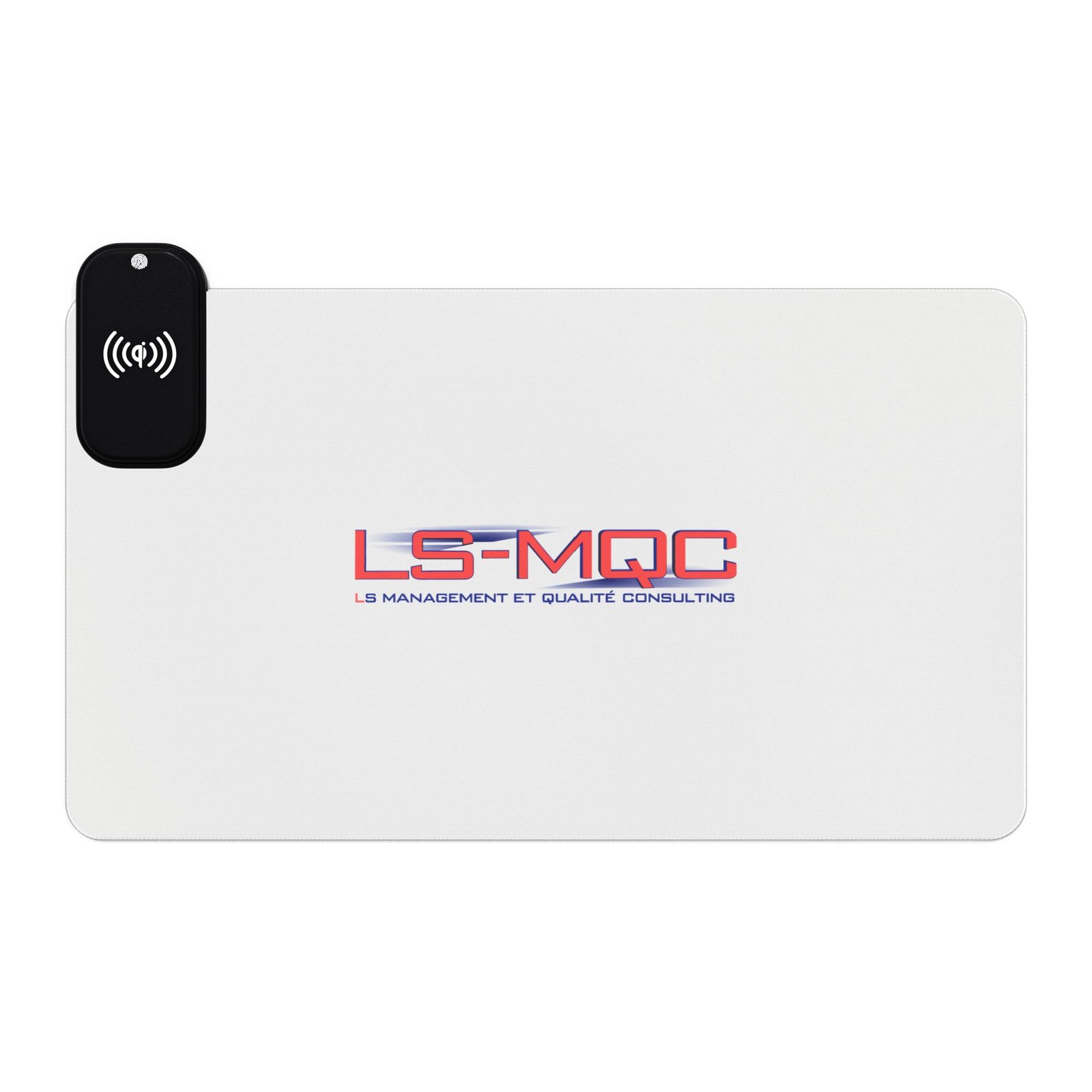 LS-MQC - LED Wireless Charging Gaming Mouse Pad — RGB Desk Mat with Qi Power - Image 9