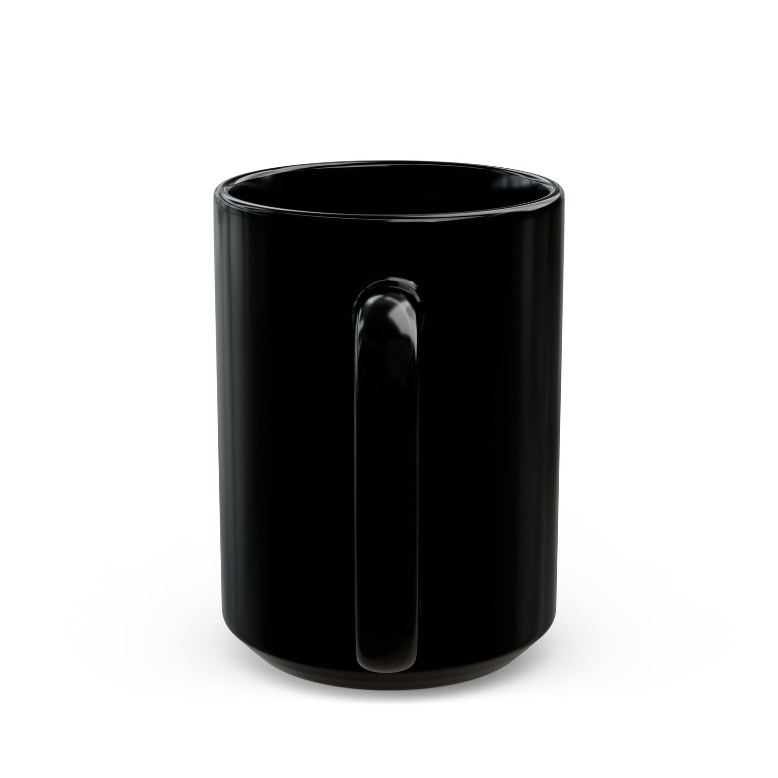 Black Mug — "Your Satisfaction, Our Priority" Bold Typography Coffee Cup - Image 8