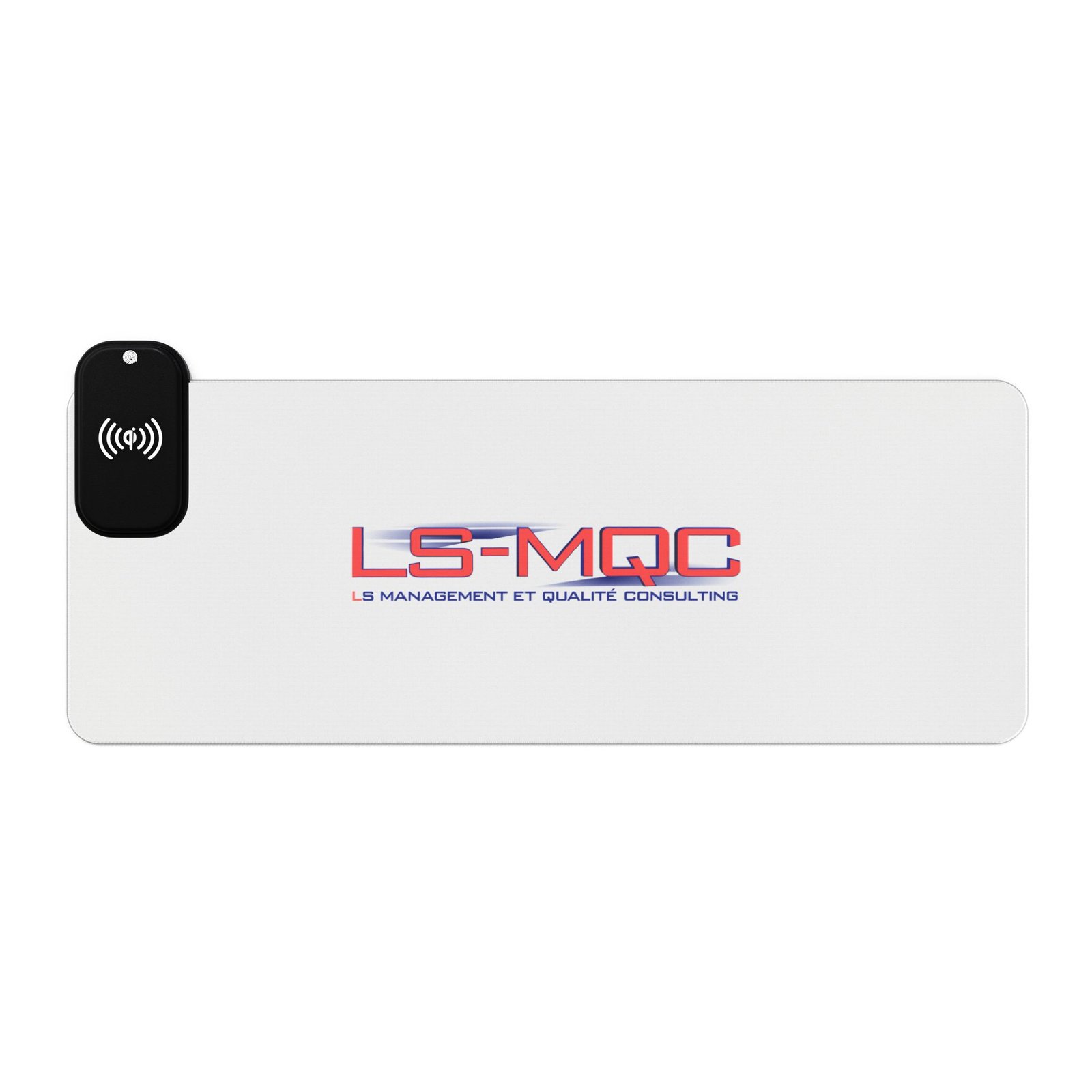 LS-MQC - LED Wireless Charging Gaming Mouse Pad — RGB Desk Mat with Qi Power - Image 5